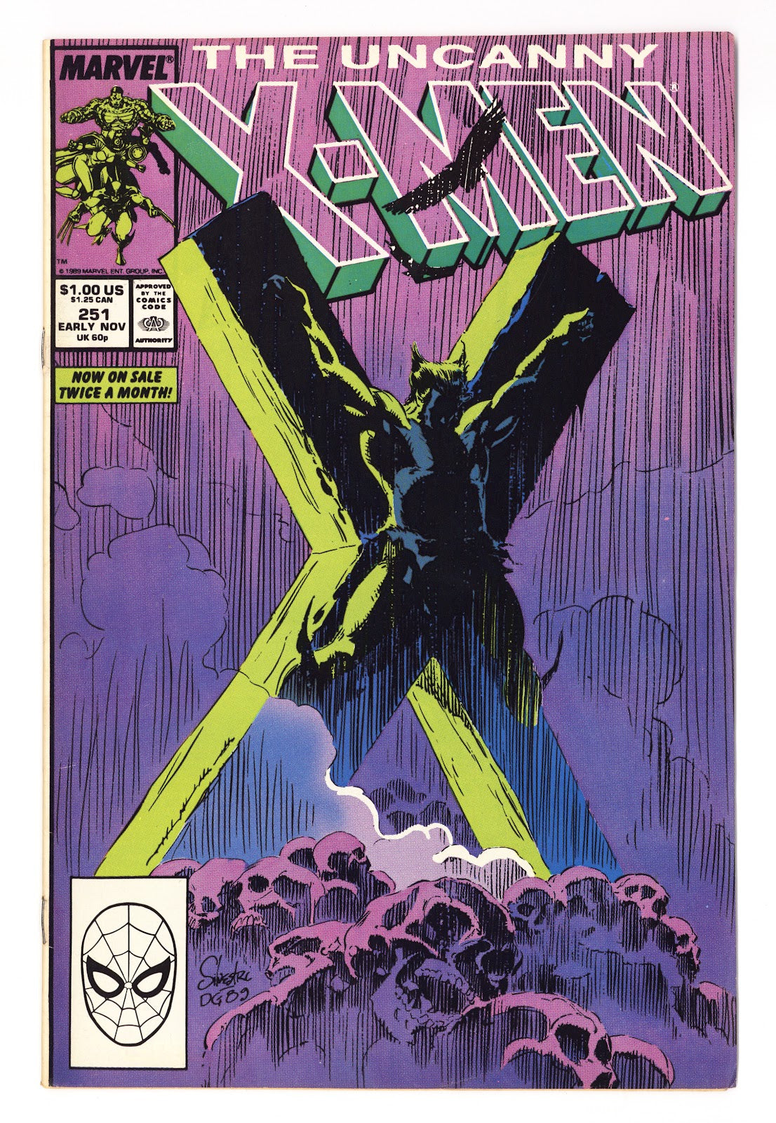 The Uncanny X-Men Vol 1 251  FN+ (6.5)   (1989)     