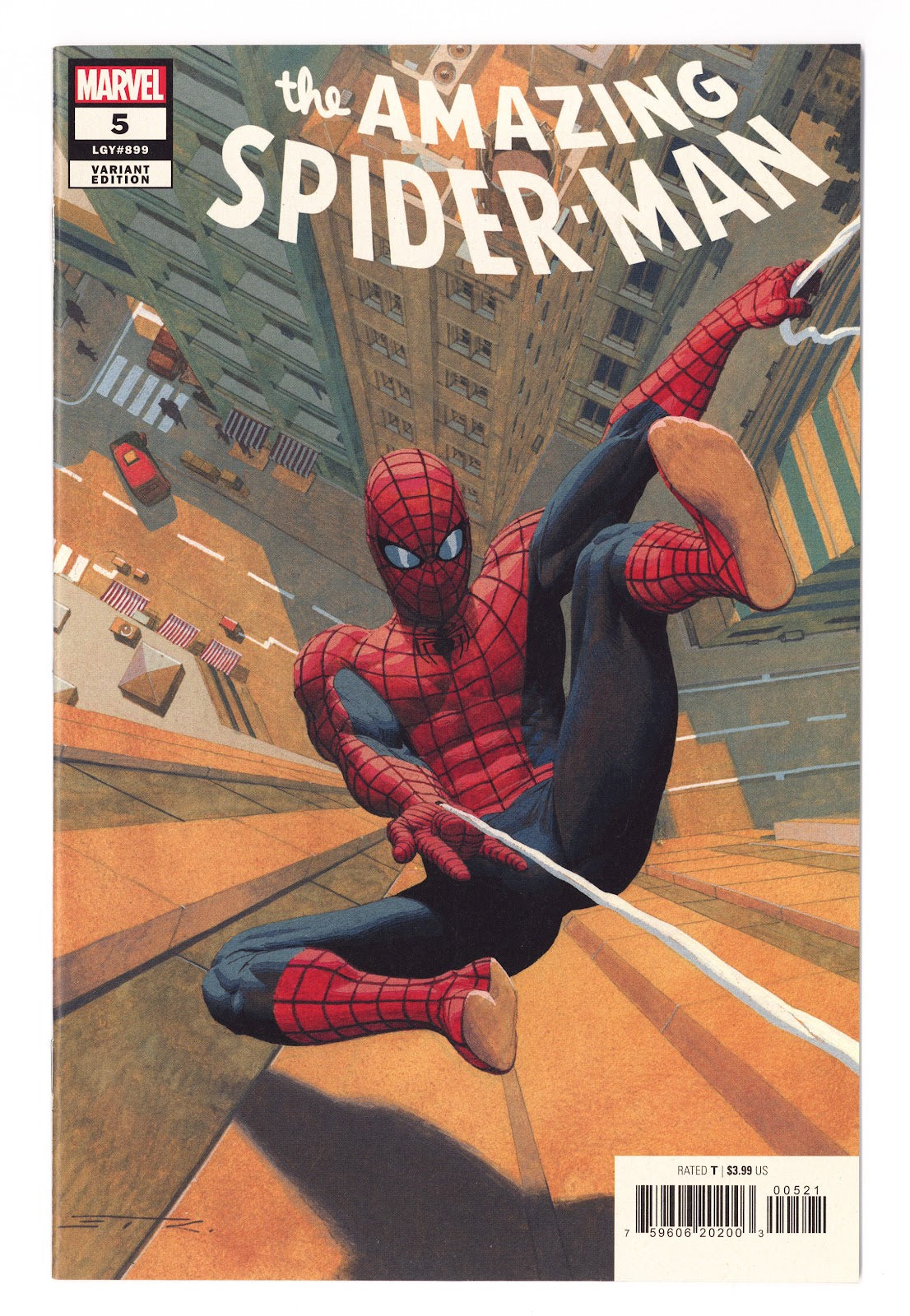 The Amazing Spider-Man Vol 6 5 (899) VF/NM (9.0) (2022) Ribic Incentive Variant 