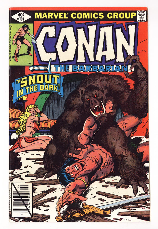 Conan the Barbarian Vol 1 107  High Grade   (1980)