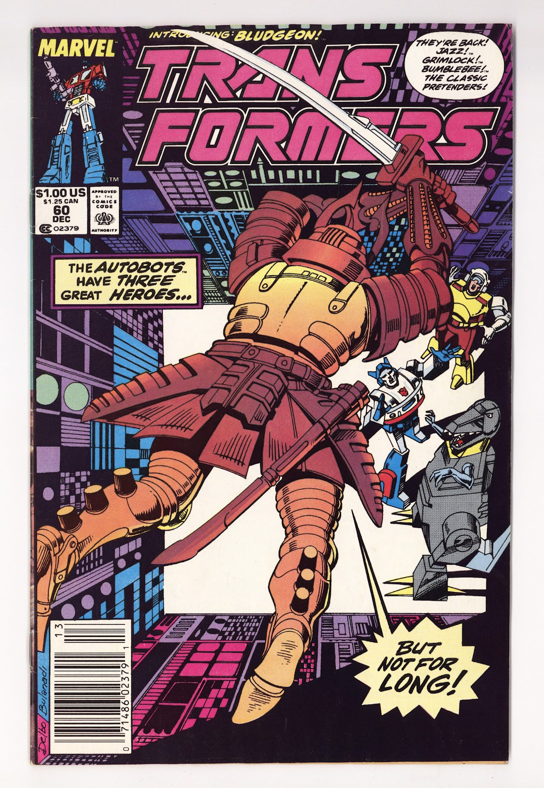 The Transformers Vol 1 60  FN/VF (7.0)   (1988)   Newsstand  