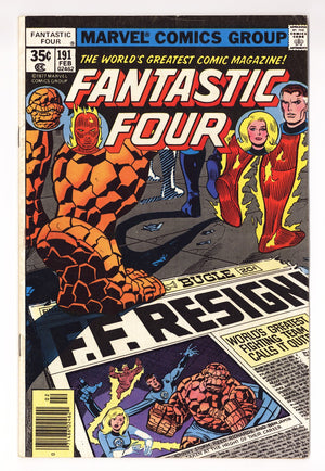 Fantastic Four Vol 1 191 Low Grade (1978)