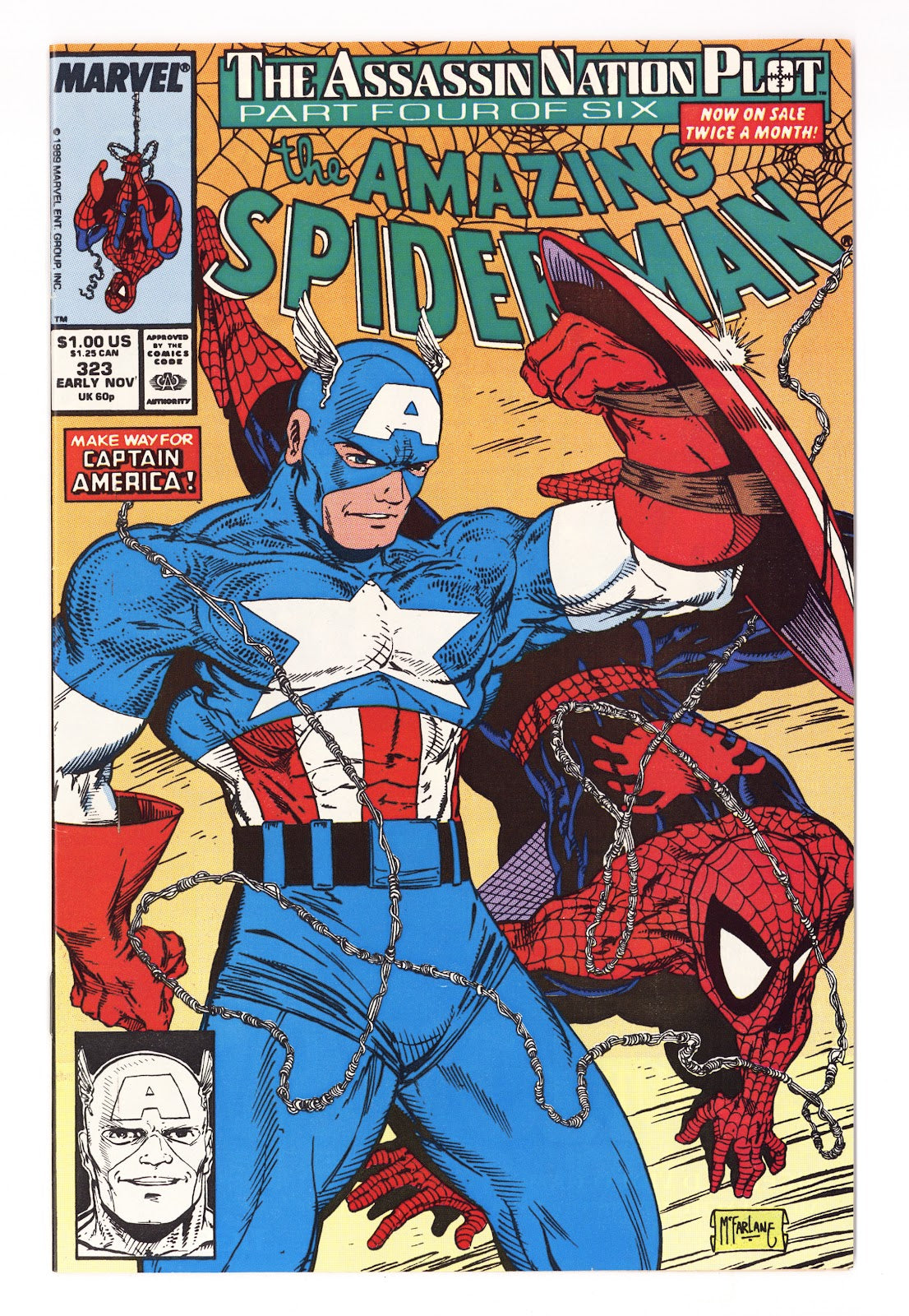 The Amazing Spider-Man Vol 1 323 VF (8.0) (1989) 