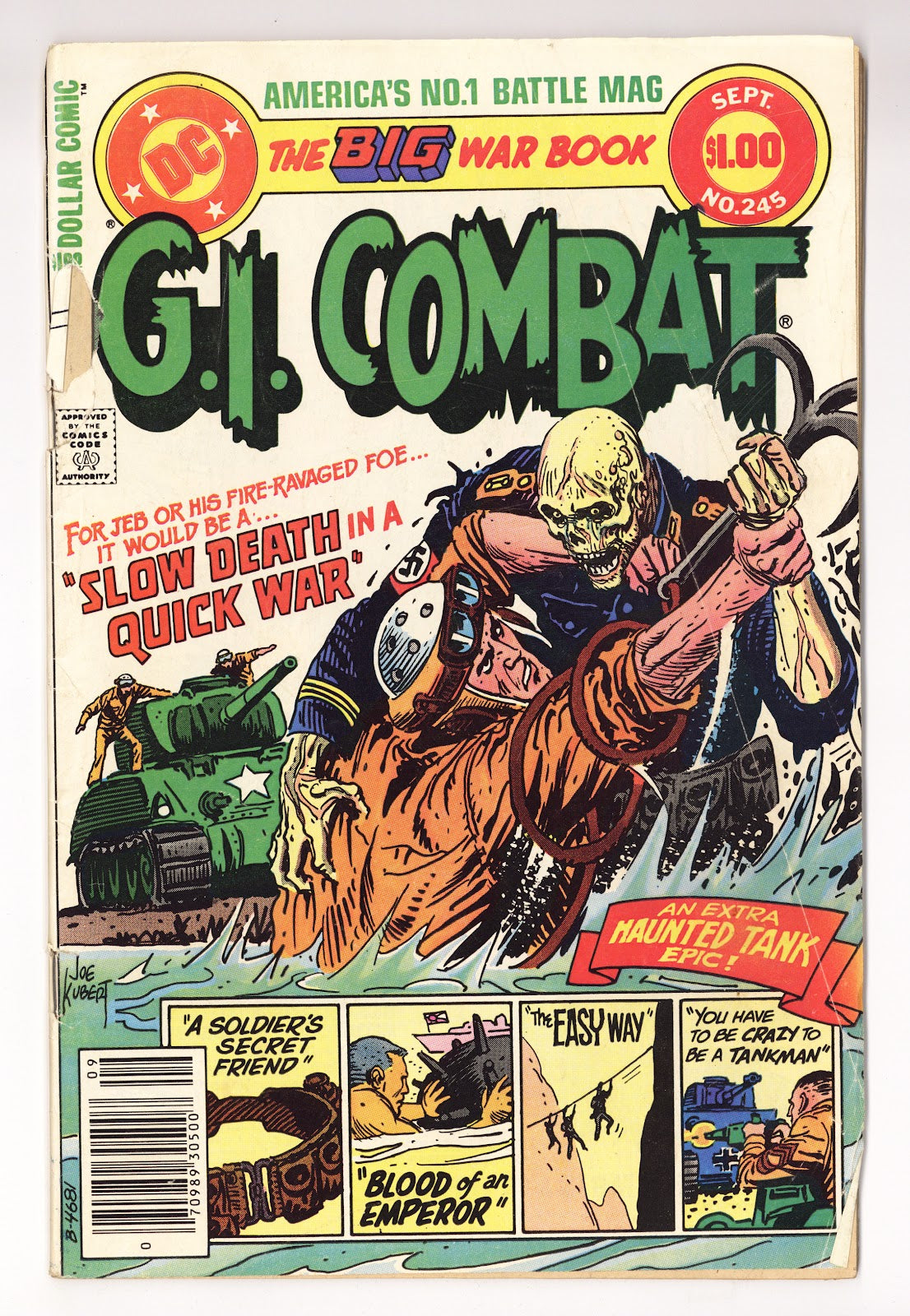 G.I. Combat Vol 1 245  Very Low Grade   (1982)   Newsstand