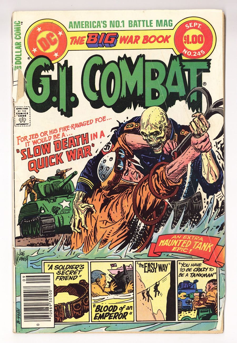 G.I. Combat Vol 1 245  Very Low Grade   (1982)   Newsstand