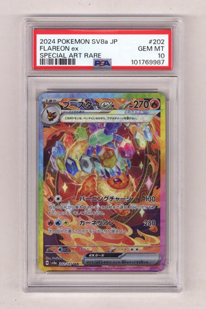 Pokemon Terastal Festival Ex Flareon Ex PSA 10 (2024)