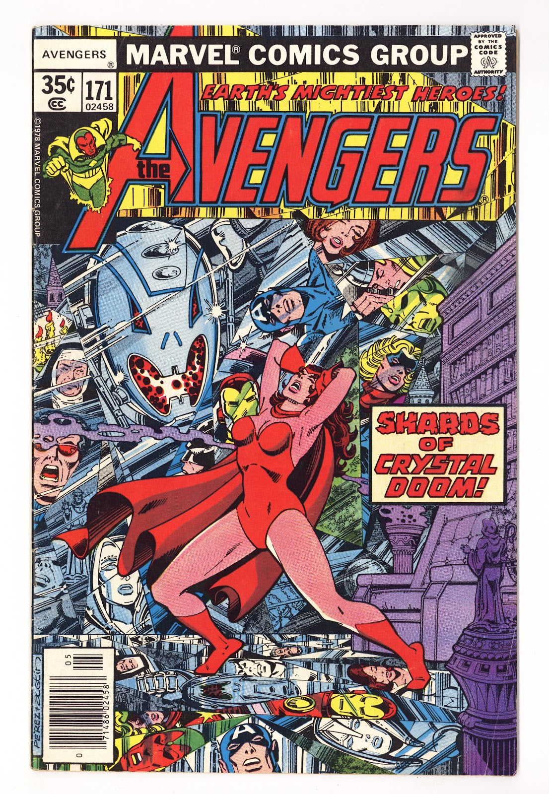 The Avengers Vol 1 171  Mid Grade   (1978)     