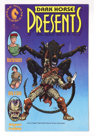 Dark Horse Presents Vol 1 36  High Grade   (1990) Aliens   Variant