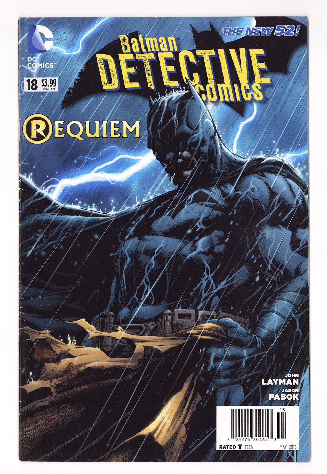 Detective Comics Vol 2 18  Low Grade   (2013)   Newsstand  