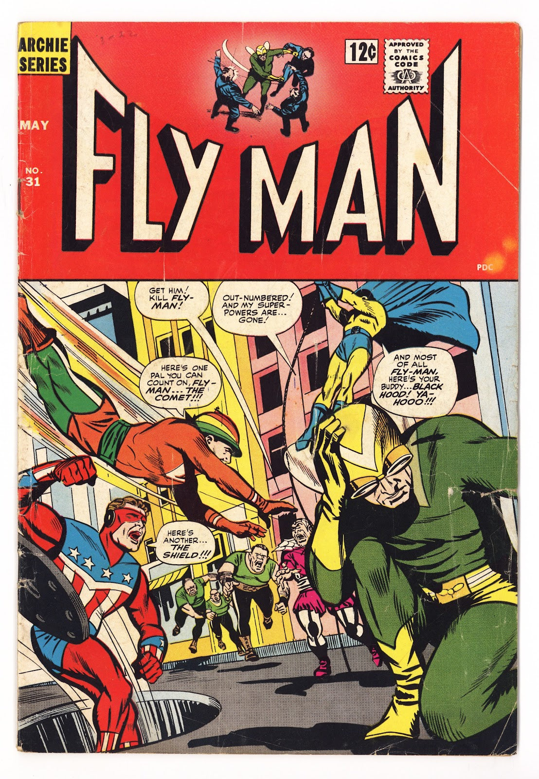 Adventures of the Fly 31 VG- (3.5) (1965) 