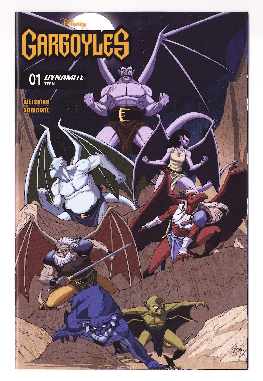 Gargoyles  1 Moss  Variant   (2026)