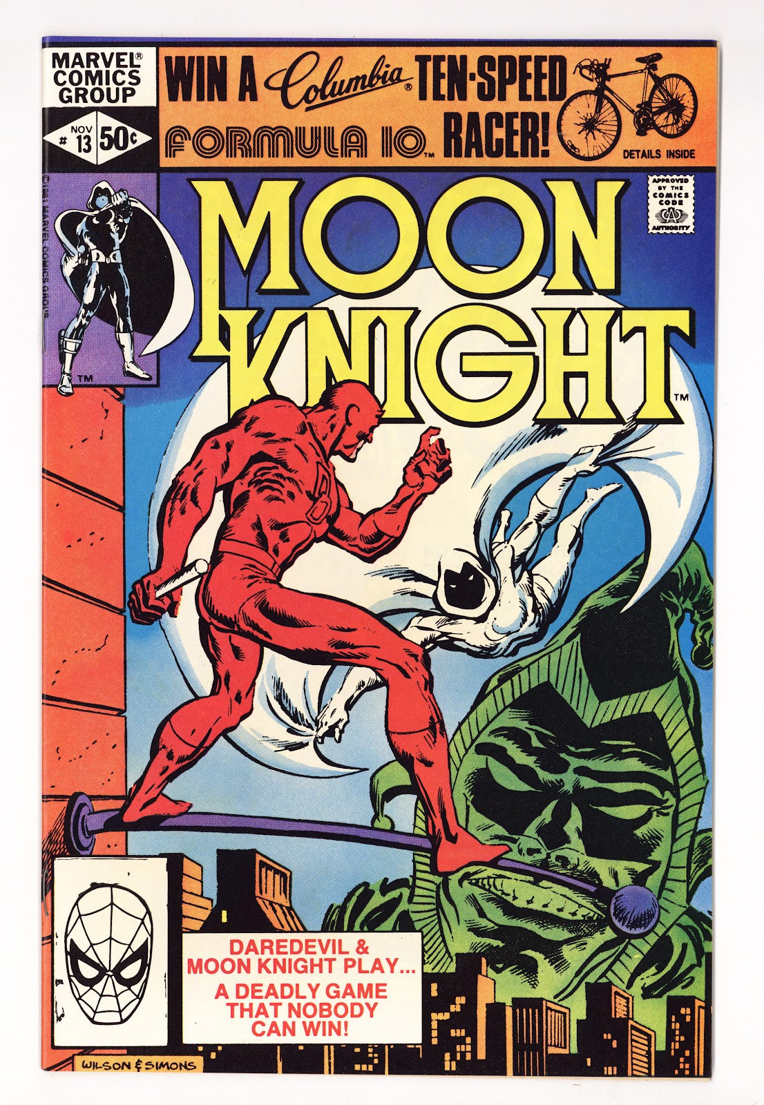 Moon Knight Vol 1 13 High Grade (1981) 