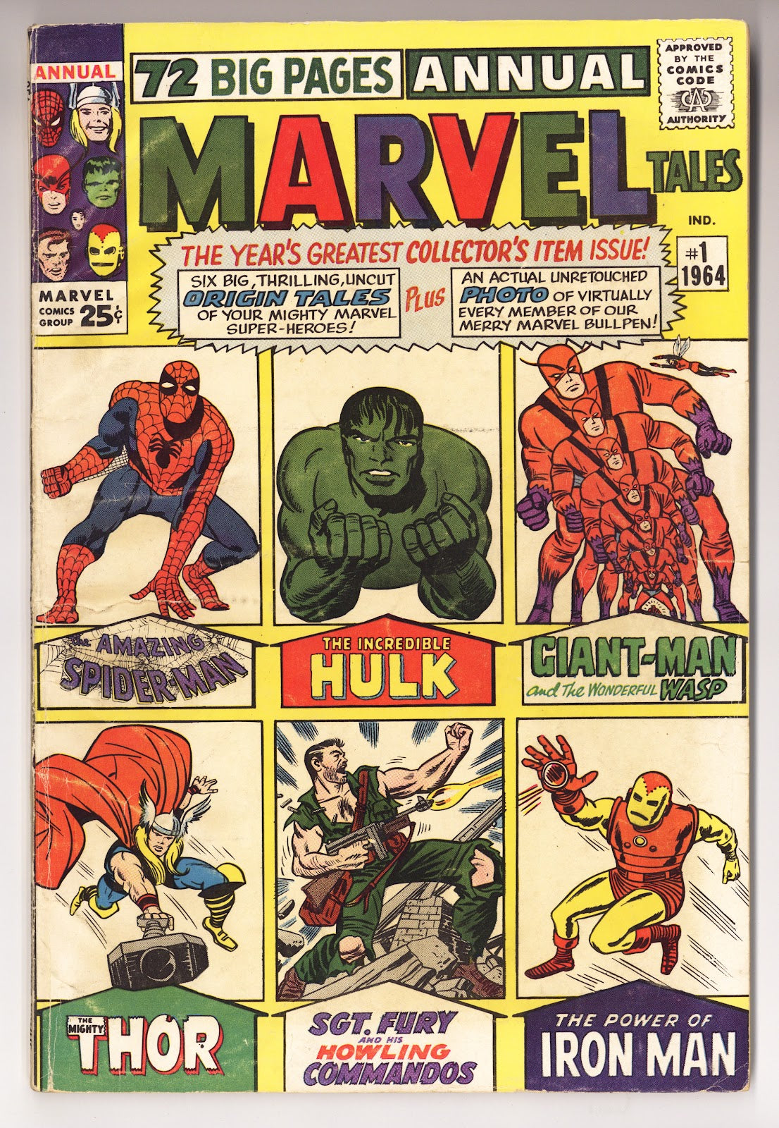 Marvel Tales Annual Vol 2 1  VG+ (4.5)   (1964)   Canadian Edition  
