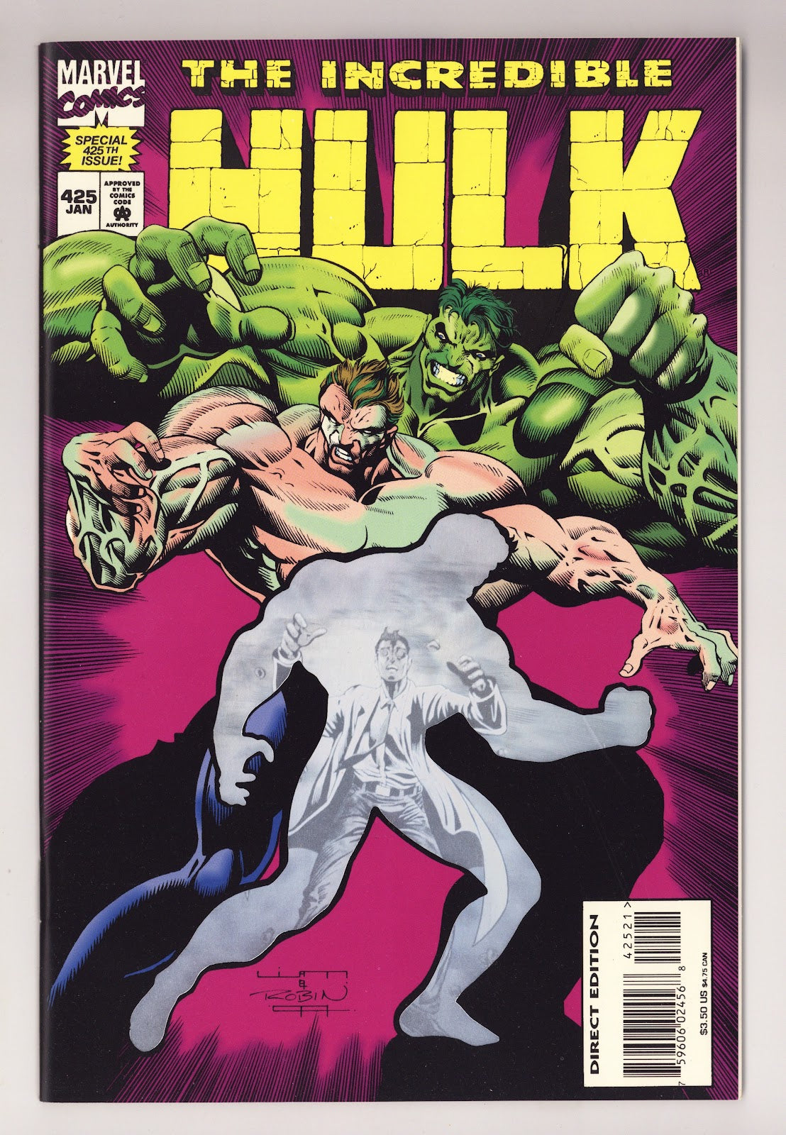 The Incredible Hulk Vol 1 425  High Grade   (1995)     