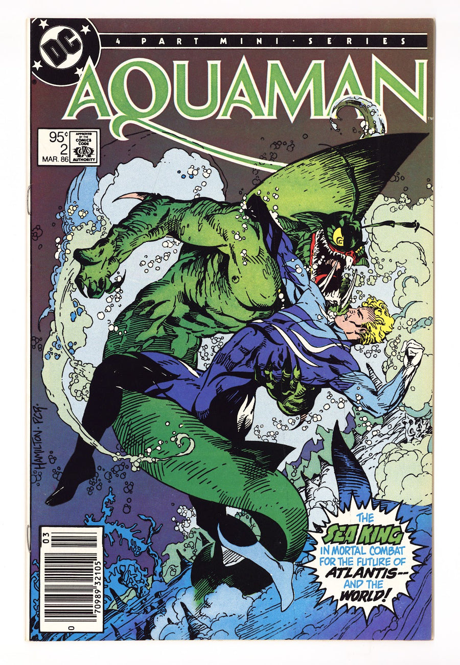 Aquaman Vol 2 2 VF/NM (9.0) (1986) Canadian Price Variant 