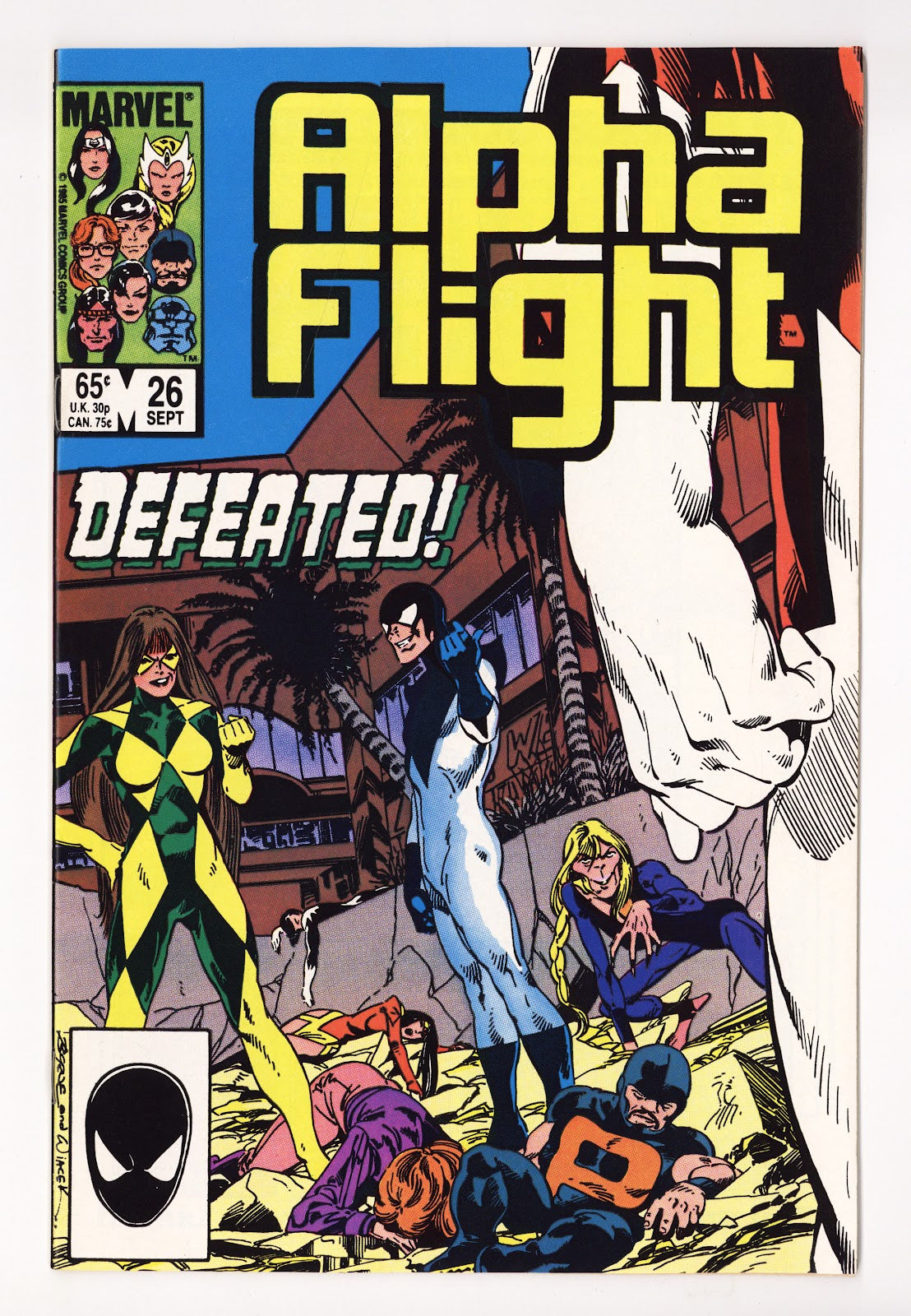 Alpha Flight Vol 1 26 High Grade (1985) Direct 