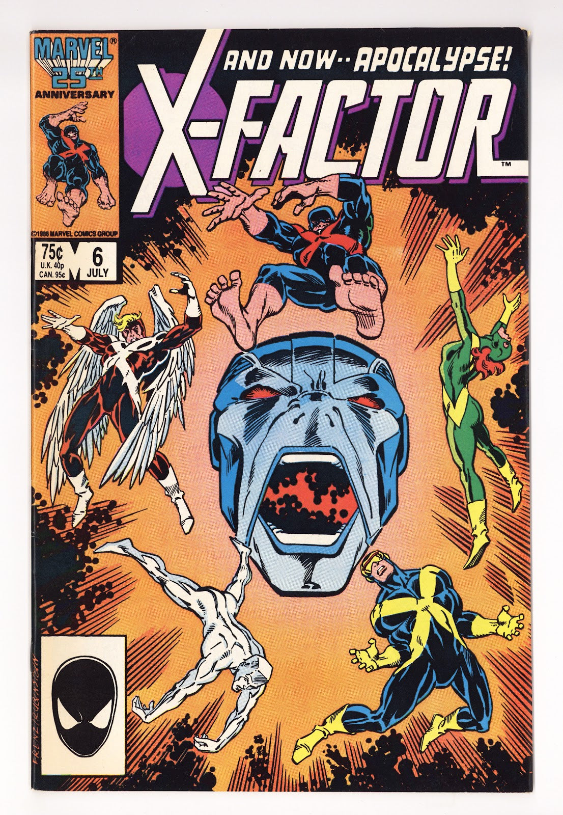 X-Factor Vol 1 6  VF (8.0)   (1986)     