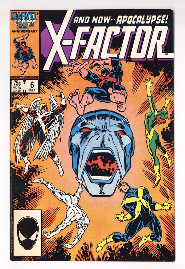 X-Factor Vol 1 6  VF (8.0)   (1986)