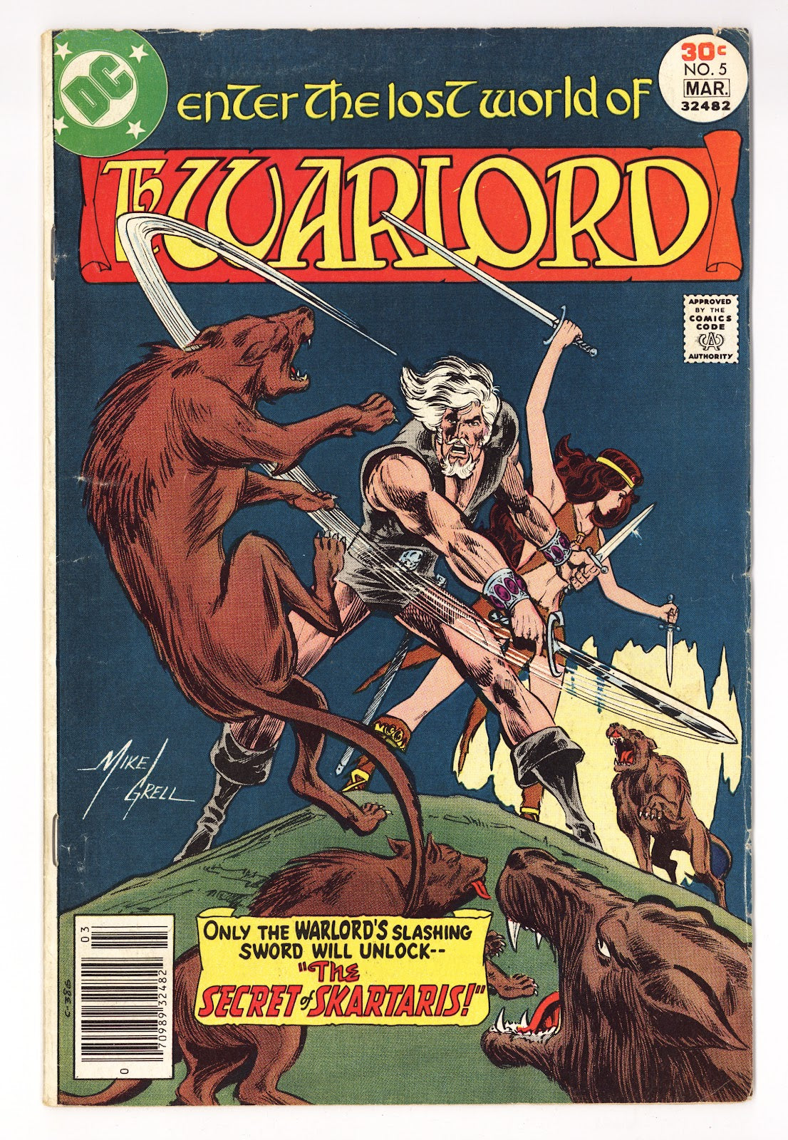 Warlord Vol 1 5  Low Grade   (1977)     