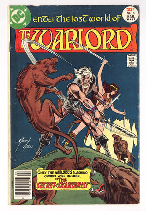 Warlord Vol 1 5  Low Grade   (1977)