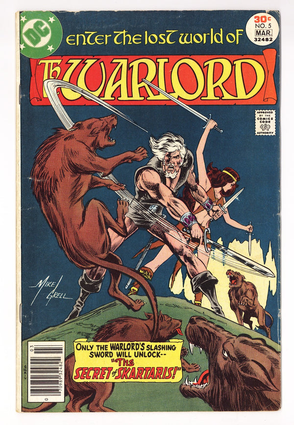 Warlord Vol 1 5  Low Grade   (1977)