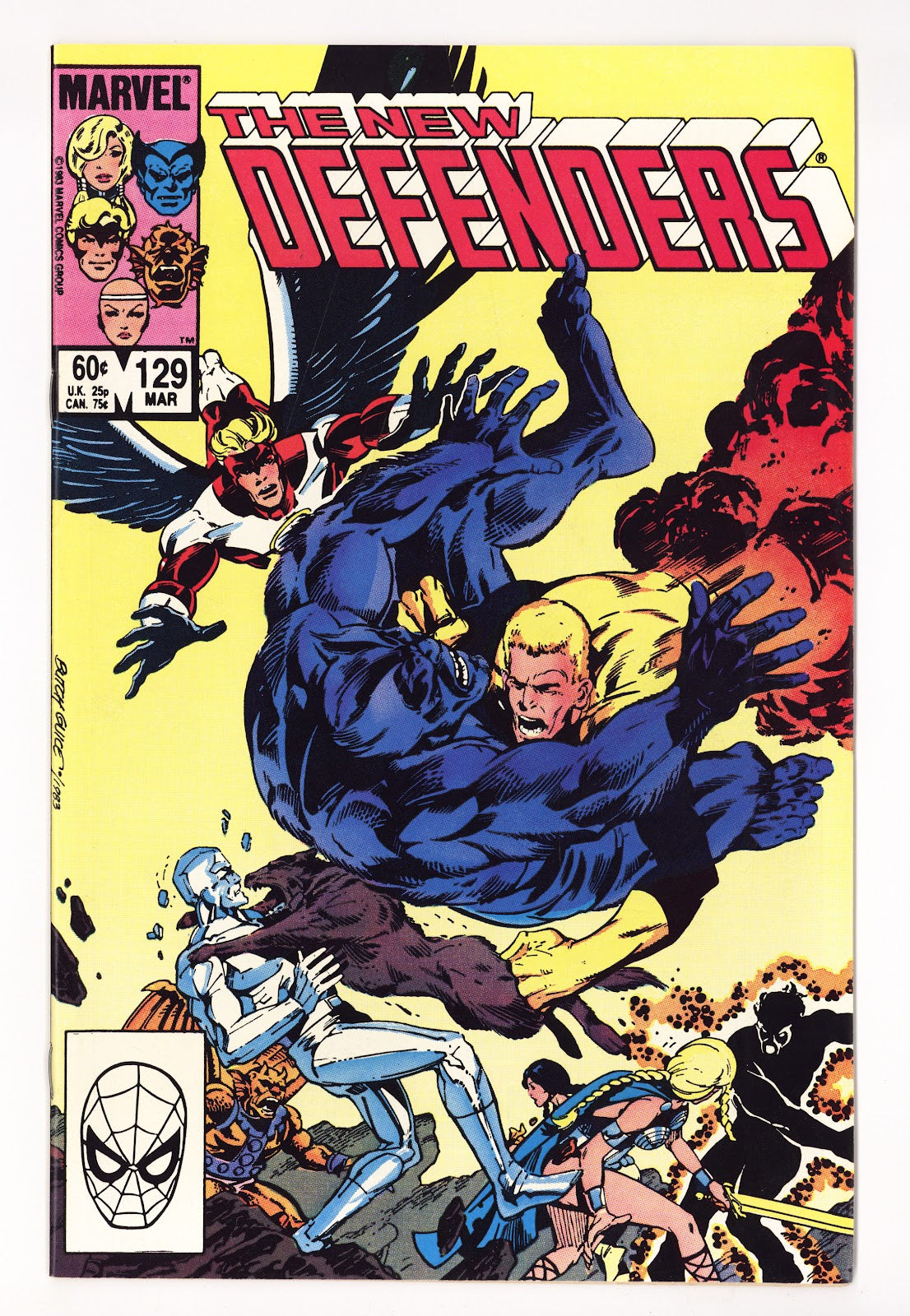 The Defenders Vol 1 129  High Grade   (1984)   Direct  