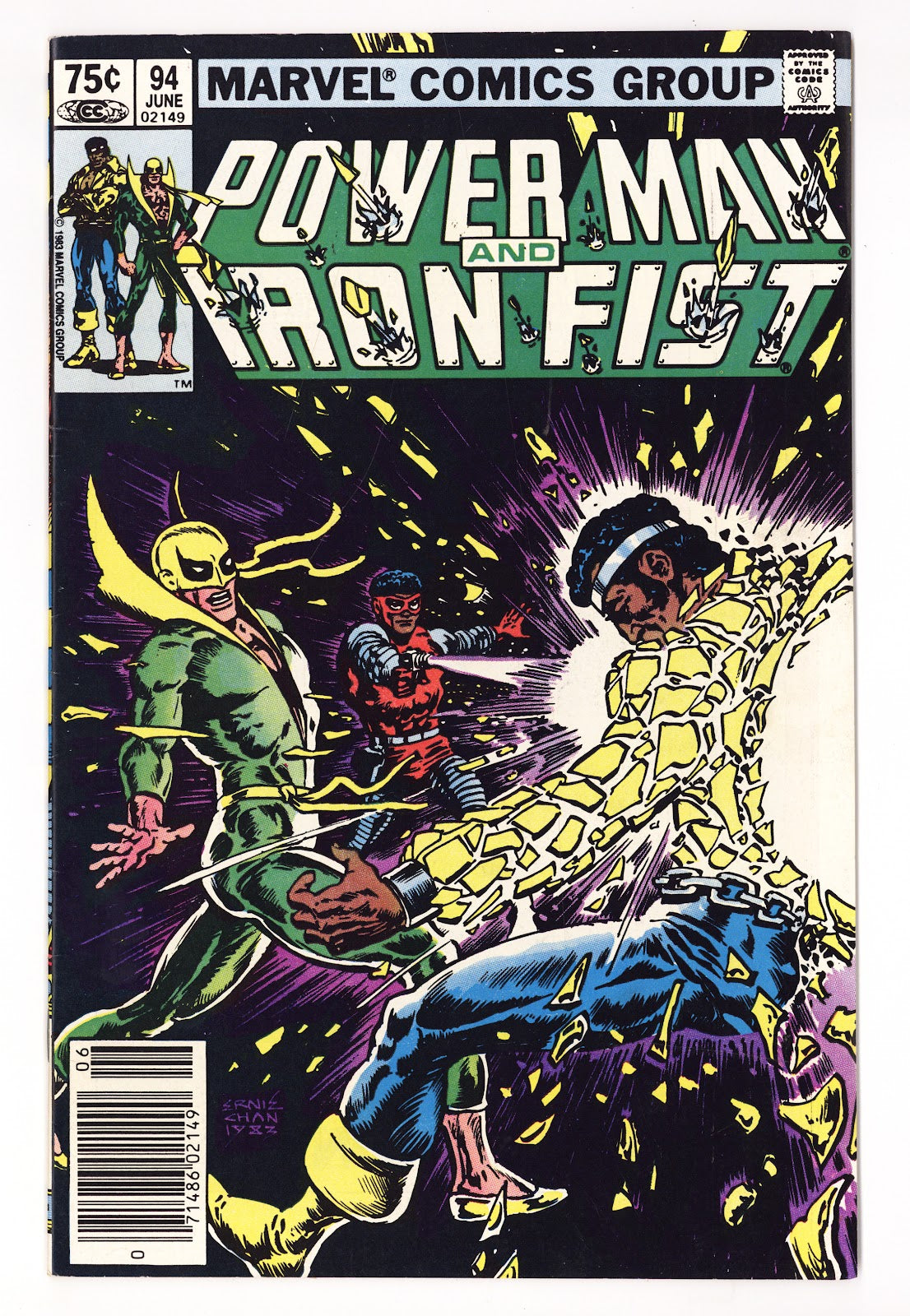 Power Man and Iron Fist Vol 1 94  Mid Grade   (1983)   Canadian Price Variant  