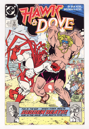Hawk and Dove Vol 3 5  High Grade   (1989)   Direct