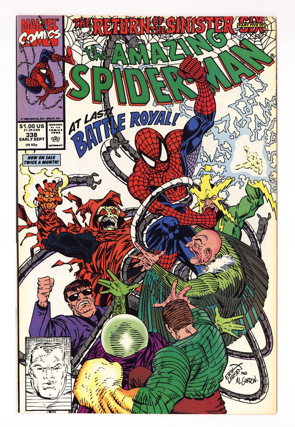 The Amazing Spider-Man Vol 1 338 High Grade (1990)
