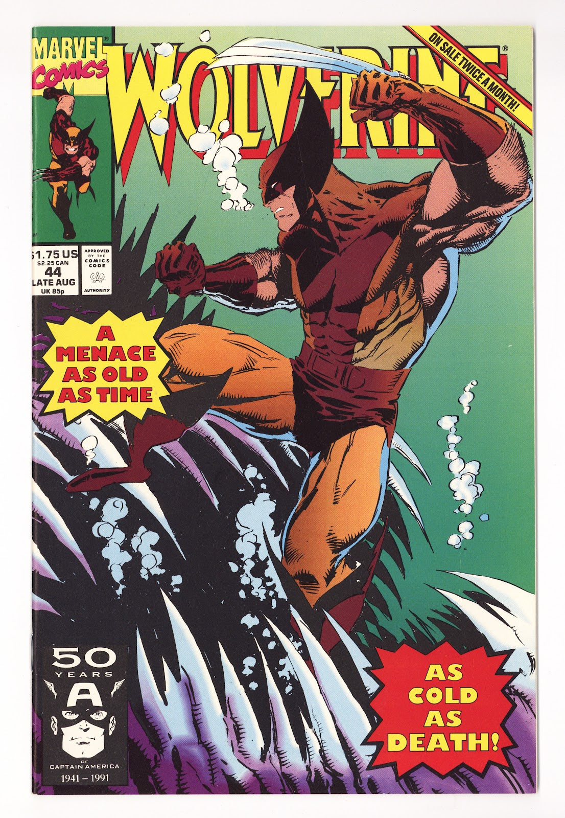 Wolverine Vol 2 44  High Grade   (1991)     
