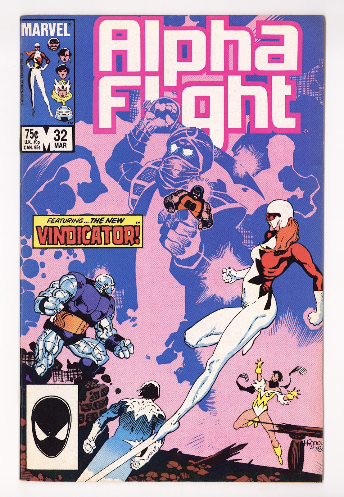 Alpha Flight Vol 1 32 Mid Grade (1986) Direct 