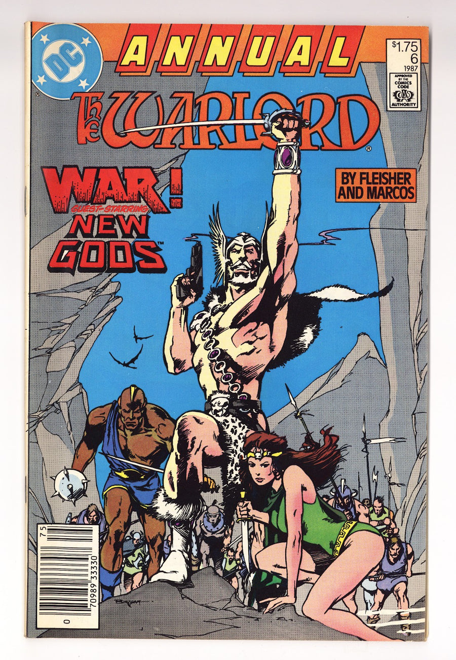 Warlord Annual Vol 1 6  Mid Grade   (1987)   Canadian Price Variant