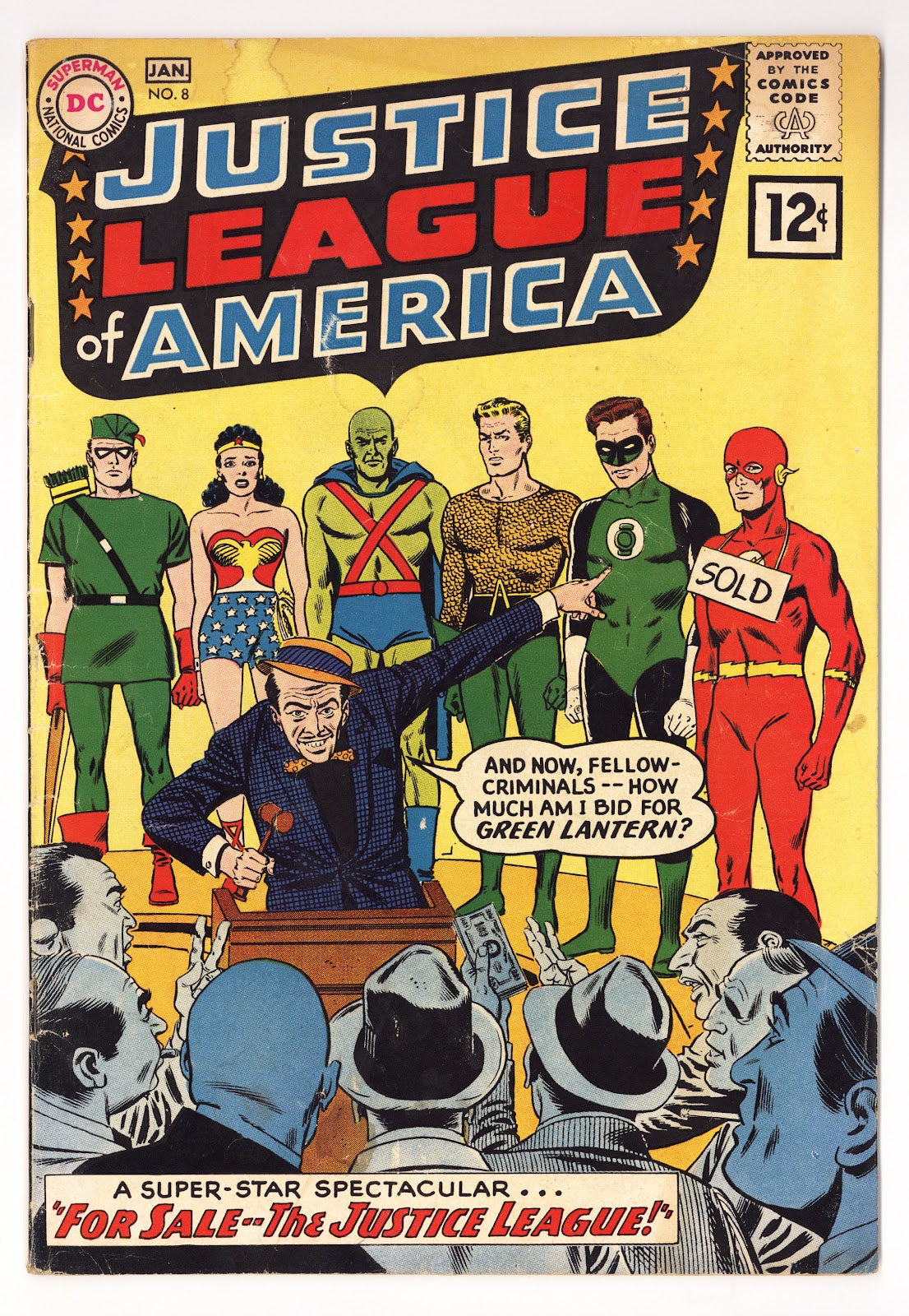 Justice League of America Vol 1 8  VG+ (4.5)   (1961)     