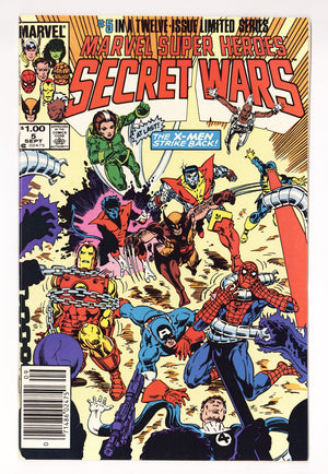 Marvel Super-Heroes Secret Wars Vol 1 5 NM- (9.2) (1984) Canadian Price Variant