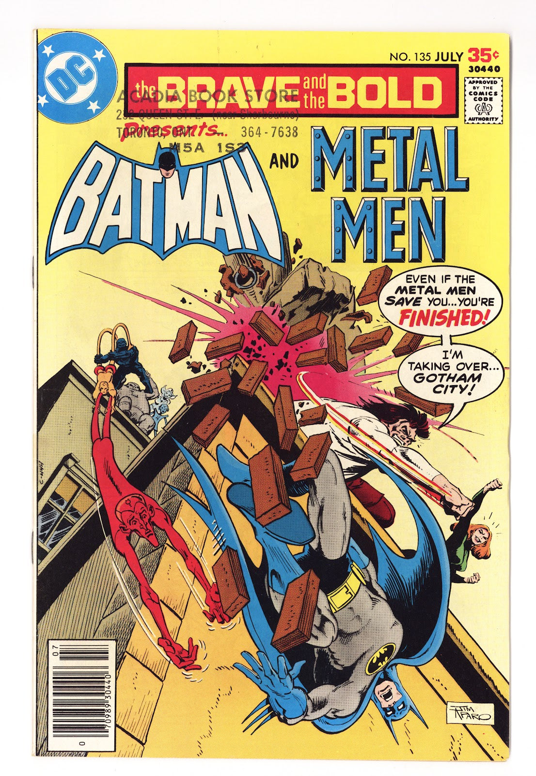 The Brave and the Bold Vol 1 135 Mid Grade (1977) 
