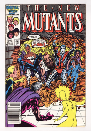 The New Mutants Vol 1 46 Mid Grade (1986) Newsstand