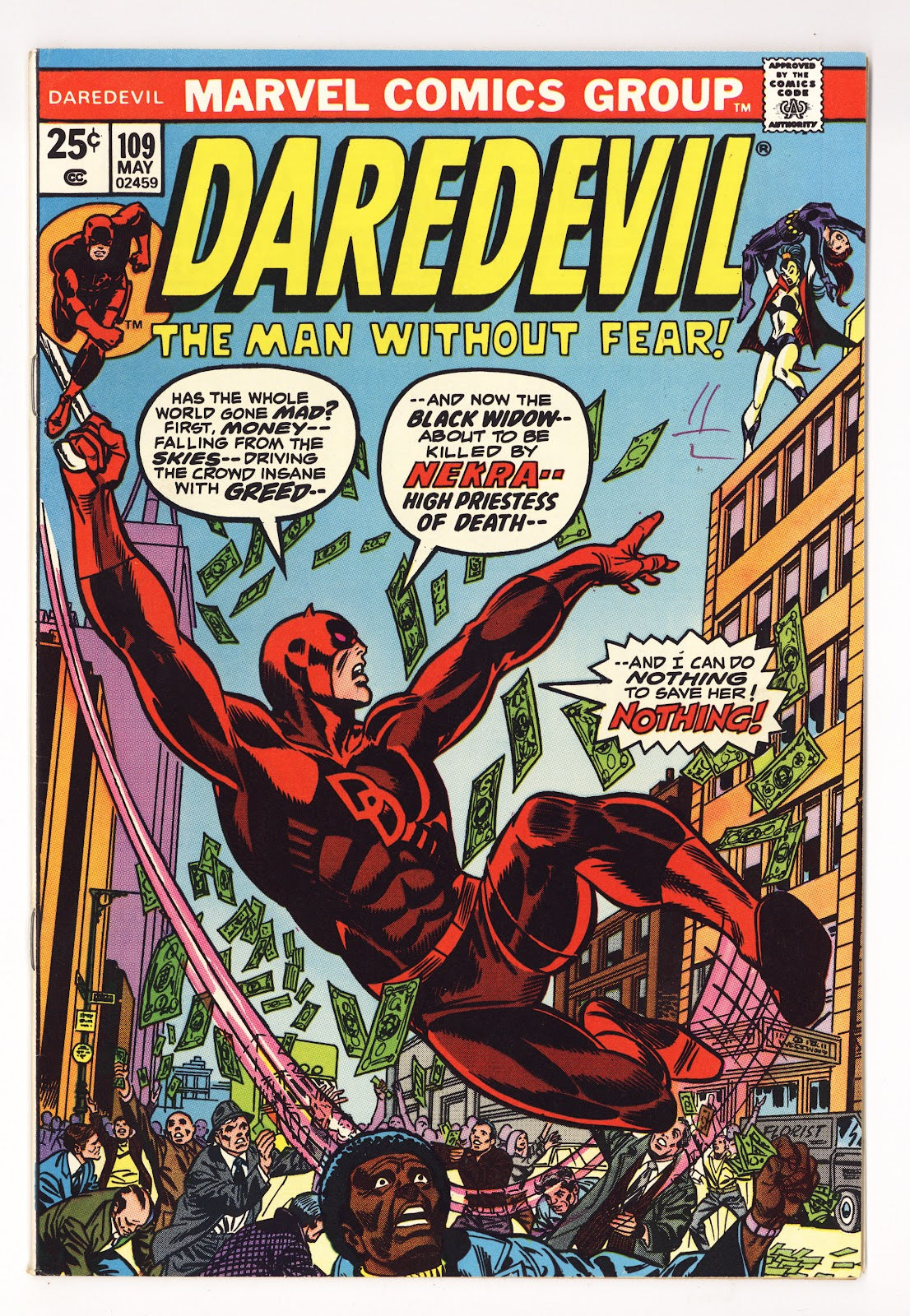 Daredevil Vol 1 109  VF- (7.5)   (1974)