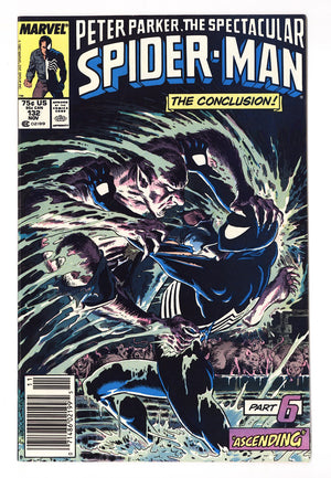 The Spectacular Spider-Man Vol 1 132 VF+ (8.5) (1987) Newsstand