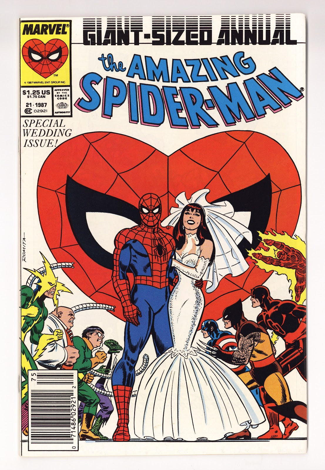 The Amazing Spider-Man Annual Vol 1 21  VF+ (8.5)   (1987)   Newsstand