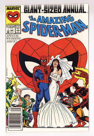 The Amazing Spider-Man Annual Vol 1 21  VF+ (8.5)   (1987)   Newsstand