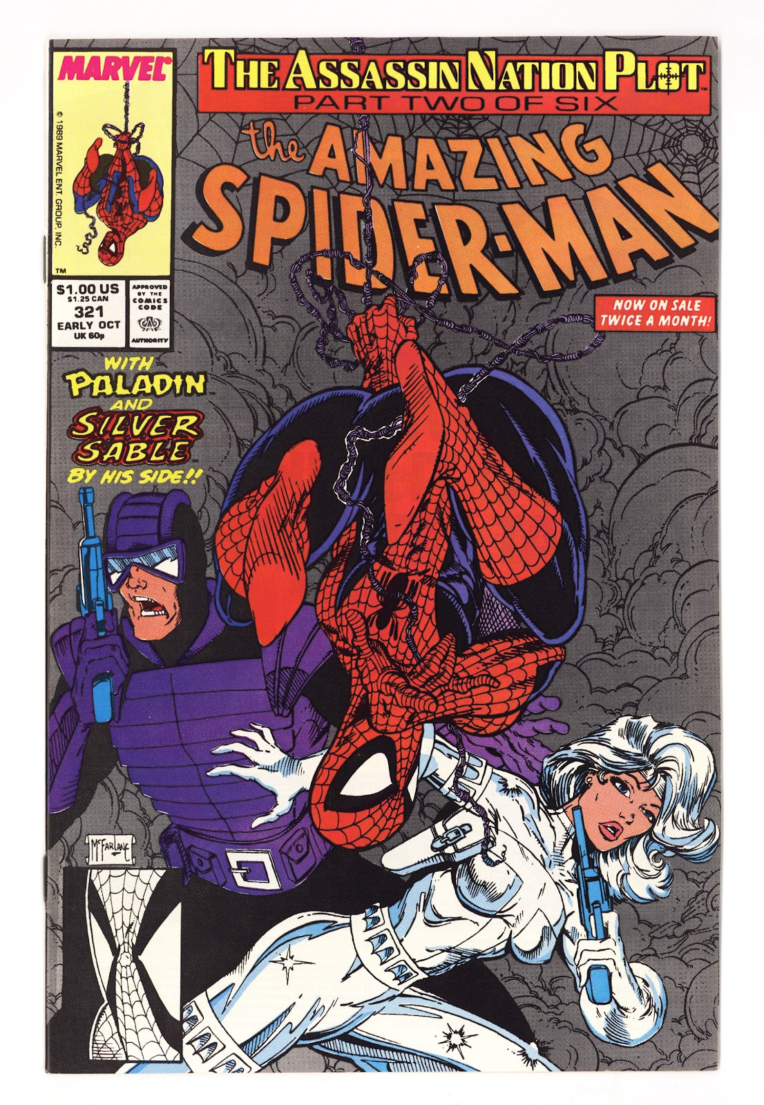 The Amazing Spider-Man Vol 1 321  NM- (9.2)   (1989)
