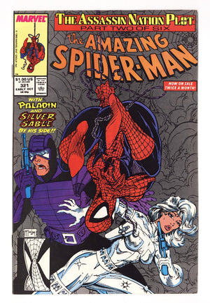 The Amazing Spider-Man Vol 1 321  NM- (9.2)   (1989)