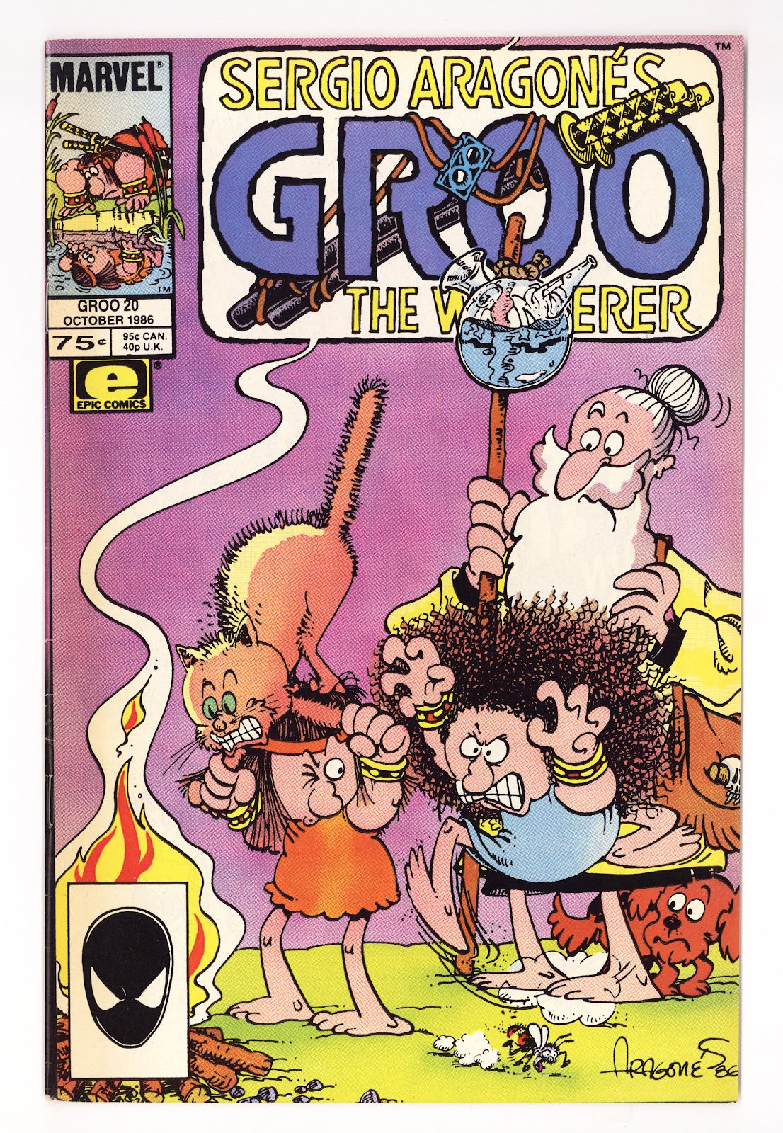 Sergio Aragones Groo the Wanderer Vol 2 20  Mid Grade   (1986)