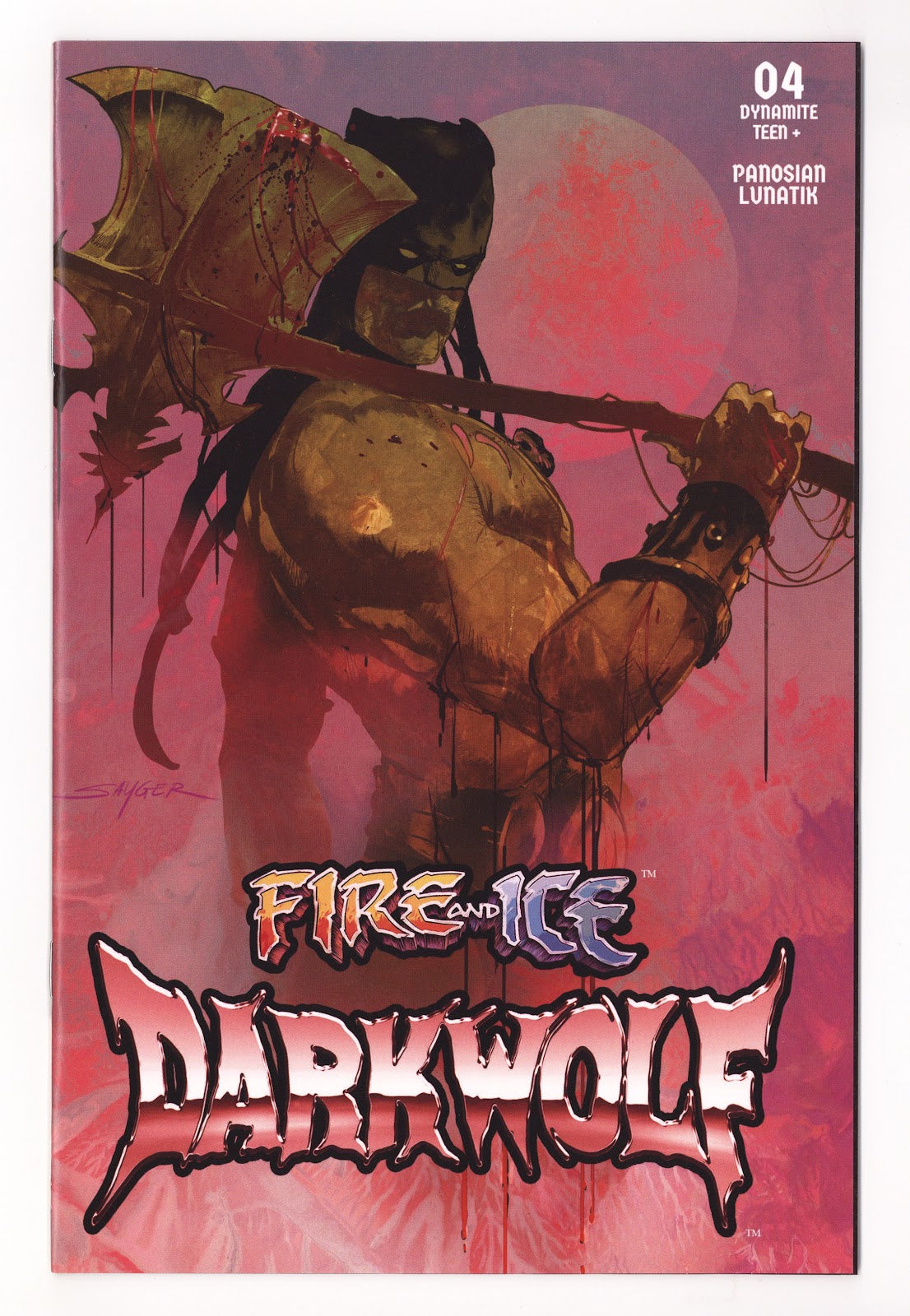 Fire and Ice Darkwolf #4 Sayger Variant