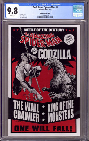Godzilla vs. Spider-Man [nn] CGC 9.8 (NM/M) (2025) Garbett Variant