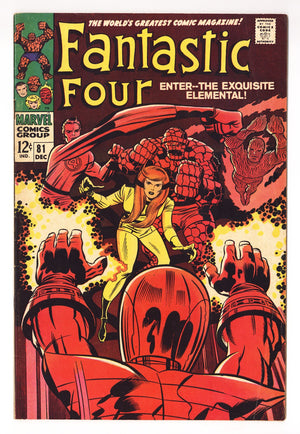 Fantastic Four Vol 1 81  FN- (5.5)   (1968)