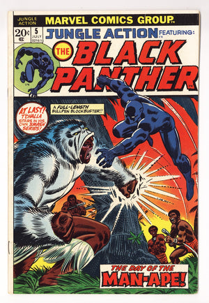 Jungle Action Vol 1 5  FN/VF (7.0)   (1973)