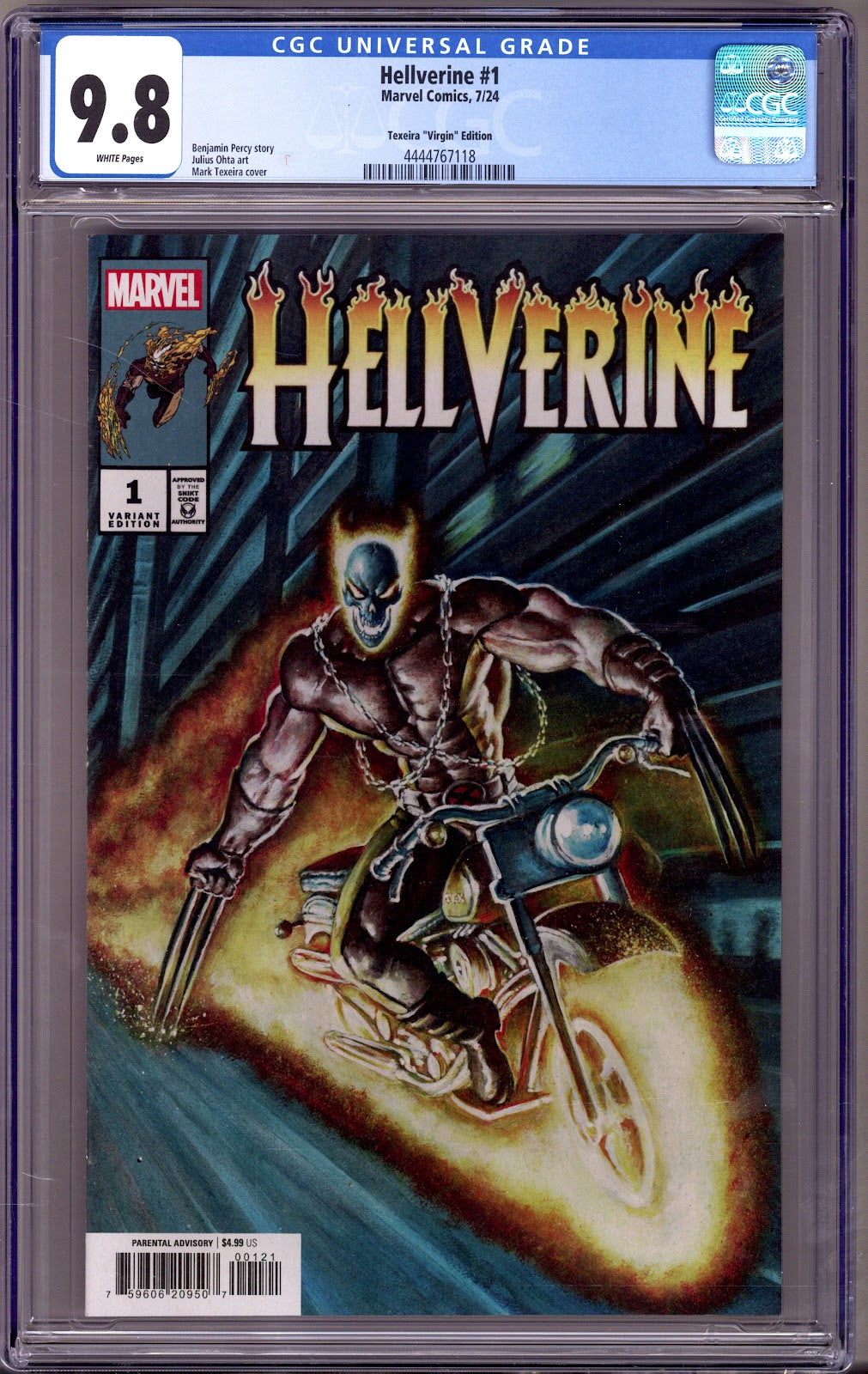 Hellverine Vol 1 1 CGC 9.8 (NM/M) (2024) Texeira Variant 
