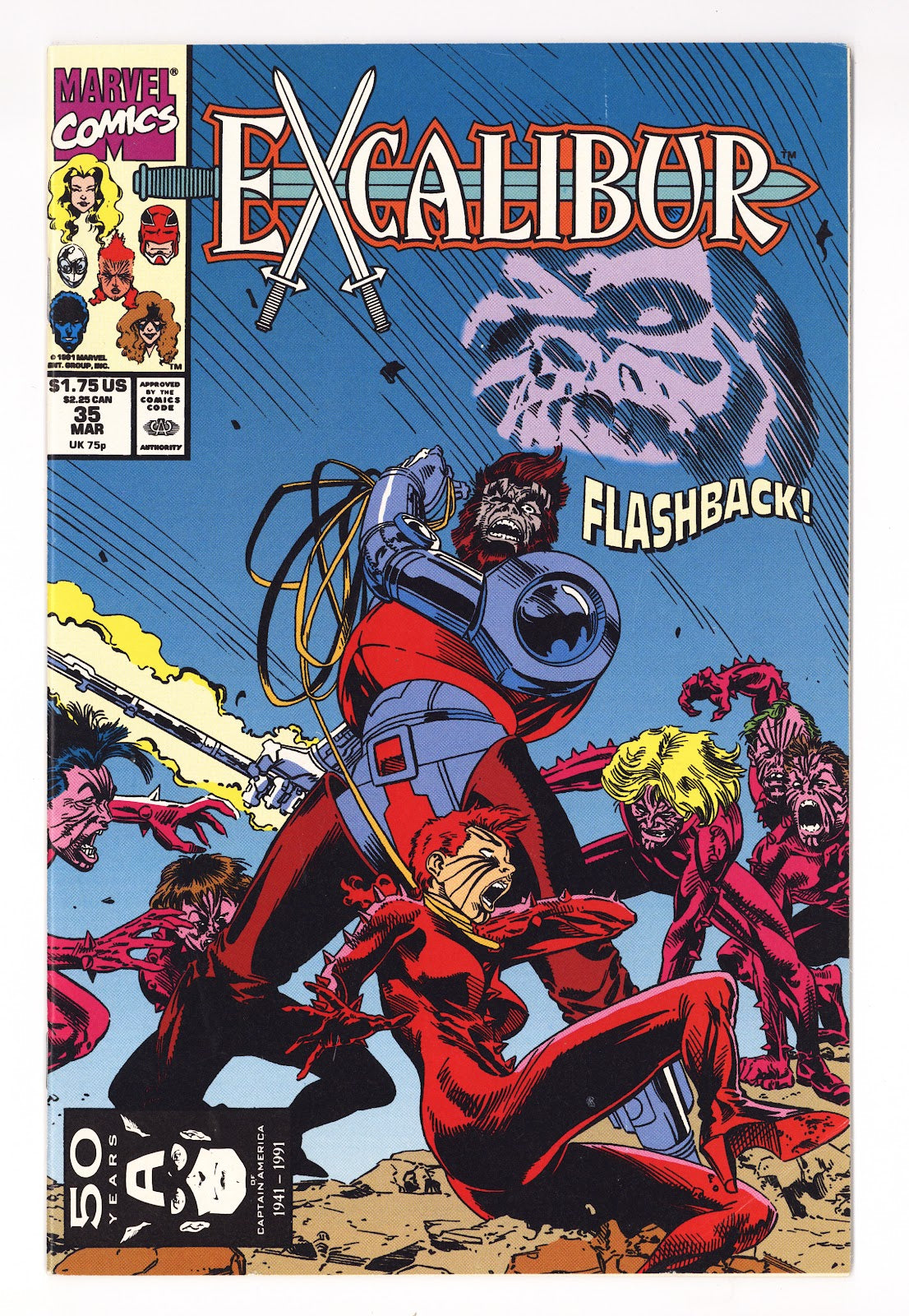 Excalibur Vol 1 35 High Grade (1991) Direct 