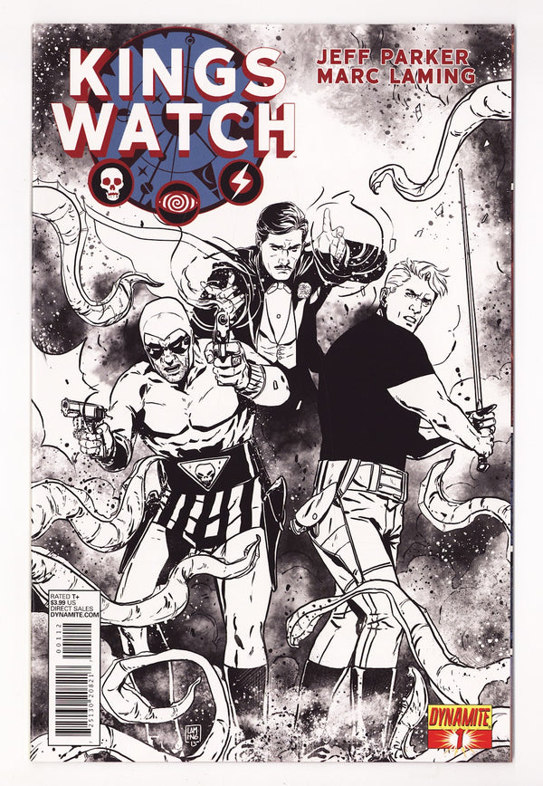 Kings Watch 1 High Grade (2013) B&W Variant