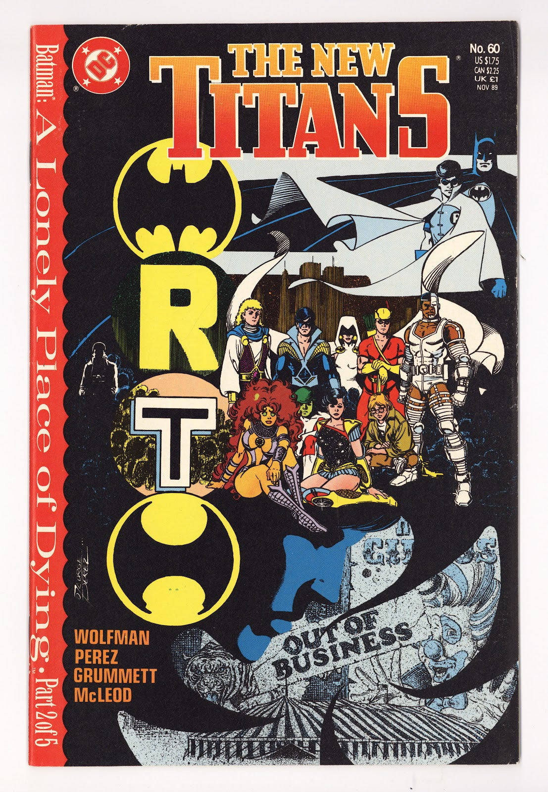 The New Titans 60 High Grade (1989) 
